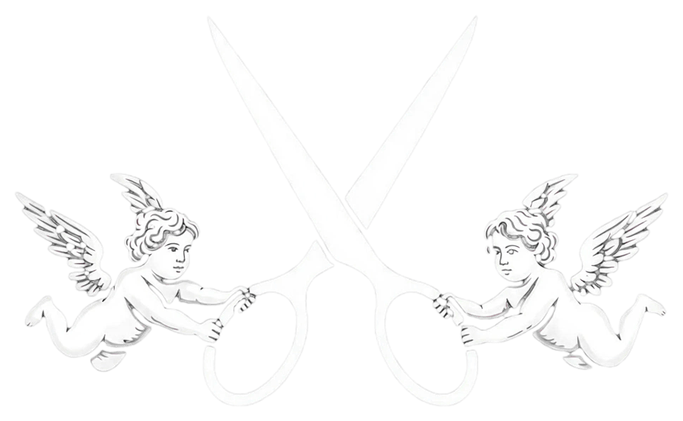 Bendito Revolucionario: tijeras con ángeles
